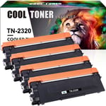 4 Toner TN2320 fits for Brother HL-L2340DW HL-L2300D HL-L2320D MFC-L2700DW