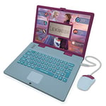 Lexibook JC598FZi4 Disney Frozen Anna, Elsa Educational and Bilingual Laptop, Blue/Purple