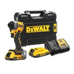 Visseuse à chocs DEWALT XR 18V - 2 batteries 2.0Ah + chargeur + coffret - DCF850D2T-QW