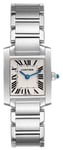 Cartier W51008Q3 Tank Francaise Small Hopea/Teräs 25.35x20.3 mm