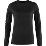 Fjällräven Womens Abisko Wool L/S (Svart (BLACK/550) Medium)