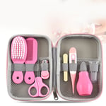 Baby Grooming Kit With Hair Brush Nail Clipper Nose Cleaner Finger Toothbrus SLS