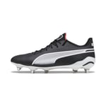 Puma Mens KING ULTIMATE MxSG Football Boots - Black Felt - Size UK 8