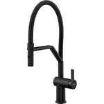 Kitchen Sink tap with a moovable spout from Smeg Universal - Black matt - MID20MN