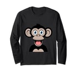 Monkey Stomach Funny Meme Cool Trending Viral Video Long Sleeve T-Shirt