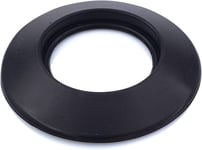 Rosace Coprimuro Noir En Silicone Pour Tuyaux De 130 Mm | Rosace Flexible Pour Cheminée De Poêles À Bois, Granulés Et Chaudières | Très Haute Résistance À La Chaleur | Le Top