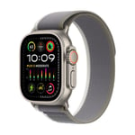 Apple Watch Ultra 2 49mm Titanium Green/Grey Trail Loop - S/M