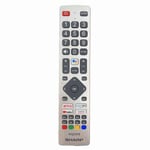 Shw/rmc/0133 Sharp Aquos Voice TV -kaukosäätimelle 40bl2ea 2020