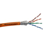 InLine Câble Patch Cat.5e, SF/UTP, AWG26, PVC, Orange 100 m