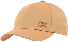 Calvin Klein Women's Ck Cotton Cap K60k612000 Cap, BROWN (Lion), One Size