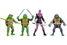 Teenage Mutant Ninja Turtles En Time Series 1 Figurine Set (4) Neca