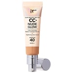 IT Cosmetics CC+ and Nude Glow Lightweight Foundation and Glow Serum with SPF40 32ml (Various Shades) - Neutral Tan