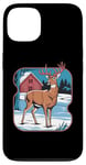 Coque pour iPhone 13 Design rétro Pop-Art avec motif de cerf et vintage