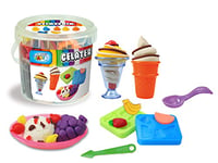 Teorema Giocattoli- Seau à pâte à Modeler pour Enfants, 480 g, Couleurs Assorties, 74194