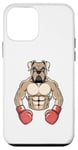 Coque pour iPhone 12 mini Boxers Gants de boxe pour chien