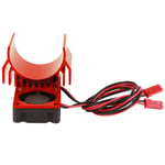 Dissipateur de Chaleur de Moteur RC, dissipateur de Chaleur de Moteur de Voiture RC, Pratique pour Voiture RC 1/10 Voiture RC(Red)