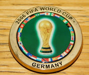 2006 FIFA world cup MEDAILLE AIMANT INSIGNE LOGO BADGE football MAGNET germany