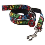 Laisse pour Chien Marvel Noir S