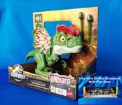 Jurassic World Uncaged Fierce Launching Dilophosaurus Electronic Sounds New