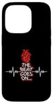 iPhone 14 Pro The Beat Goes On Wear Red For Heart Disease Awareness Case