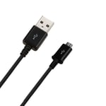 Câble Data Noir 1,5m Connecteur USB 2.0 Mâle/Micro USB Mâle, Synchro Transfert de Données Recharge Pour Samsung Galaxy Note 4/5, S4/S5/S6/S6 Edge/S6 Edge Plus/S7/S7 Edge, LG, Sony Xperia, Huawei