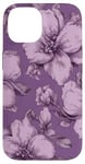 iPhone 14 Lilac Vintage Floral Flowers Purple Pattern Case