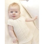 Simply Sweet Singlet by DROPS Design - Baby undertrÃ¸ye Strikkeoppskrif - 3/4 Ã¥r