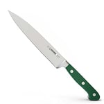 Giesser depuis 1776 - fabriqué en Allemagne - Couteau à filet forgé vert Skyline Green, 18 cm, couteau à filet riveté, inoxydable, passe au lave-vaisselle