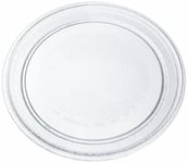 Universal Microwave Turntable Glass Plate with Flat Profile, 245 mm