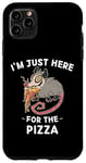 Coque pour iPhone 11 Pro Max Opossum mignon Kawaii I'm Just Here For The Pizza