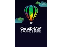 Corel Coreldraw Graphics Suite 365 (2023), Grafisk Redaktør, Tysk, 1 Licens(Er), Kasse, Graphics Suite 365 (2023), Windows 10, Windows 11