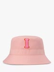 Small Stuff Kids' Intial Bucket Hat,  Pink/Multi