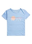 Roxy Fille Day and Night B T-Shirt, Bel Air Blue, 6 Ans EU