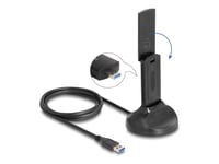 Delock - Nätverksadapter - Usb 3.0 - Wi-Fi 6E - Svart