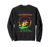 Black History Patriotic Afro Woman I Am The Storm Sweatshirt