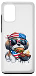 Coque pour Galaxy S20+ Shih Tzu Barbecue 4 juillet pour hommes, femmes, enfants, adolescents, garçons et filles