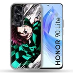 Coque Renforcée pour Honor 90 Lite 5G Manga Demon Slayer Tanjiro