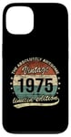 Coque pour iPhone 13 50 ans anniversaire awesome millésime 1975 homme et femme