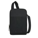 Travelon Unisex-Adult Anti-Theft Metro Stadium Mini Crossbody Cross Body Bag, Black, 4.5 x 6 x 1