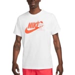 T-Shirt Nike Vêtement de Sport Dydis S Balton Spalvos FB9796 100 Orange Original