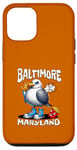 Coque pour iPhone 12/12 Pro Baltimore Maryland Seagull French Fries Souvenir drôle