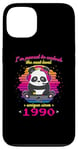 Coque pour iPhone 13 Né en 1990 Anniversaire Fun Panda Gaming Unlock The Next Level