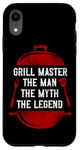 iPhone XR BBQ Smoker Grill Master The Man The Myth The Legend Badge Case