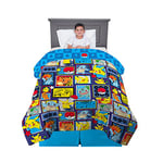 Franco Parure de lit pour Enfants – Couette en Microfibre Douce, Motif Pokémon – Lit