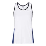 HEAD Club Tank Top G T-Shirts Garçon, Blanc/Bleu Royal, 164 cm