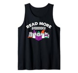 Groovy Halloween Ghost - Read More Boooooks - Librarian Tank Top