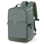 Ltemziiy Bagage Cabine 40 x 20 x 25 pour Ryanair, Sac à Dos de Voyage Bagage à Main Avion Sac à Main sous Le Siège Valise Décontracté École Bureau Sac Ordinateur Portable -Vert Clair