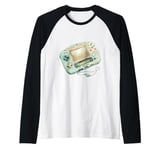 Video Game Console Controllers Retro 80's 90's Arcade Gamer Raglan Baseball Tee