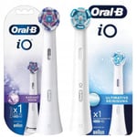 2x Oral-B iO Radiant White + Oral-B iO Ultimate rena vita tandborstspetsar