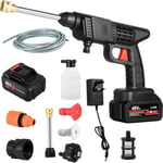 Umelee Cordless Pressure Washer, 21V Portable Power Washer with 2.5Ah... 